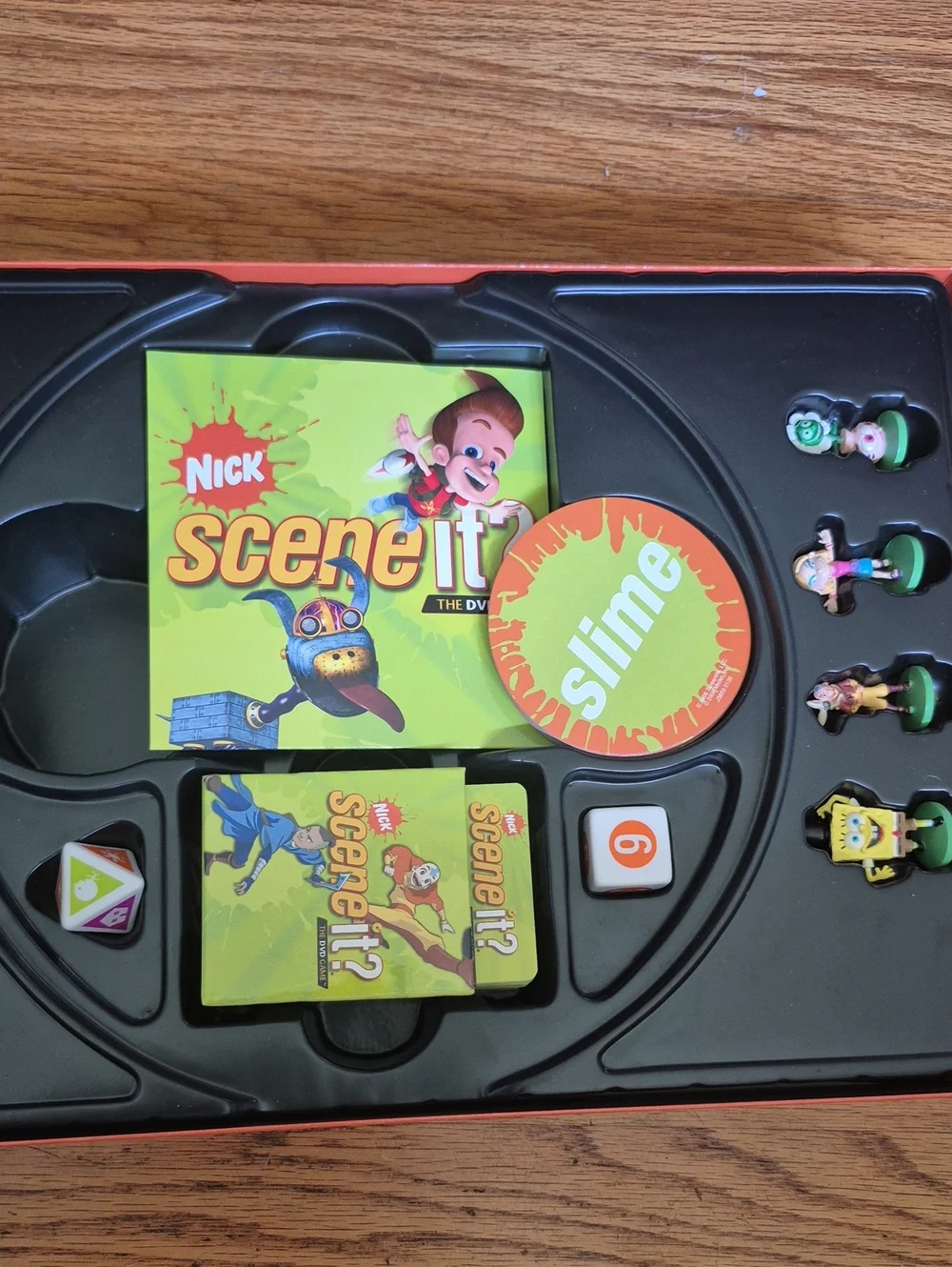 Mattel Nick Scene It? Game — Green and Yellow Box Art. Preowned Nice Condition.